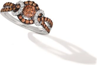 Le Vian Ladies Chocolatier Rings set in 14K Vanilla Gold