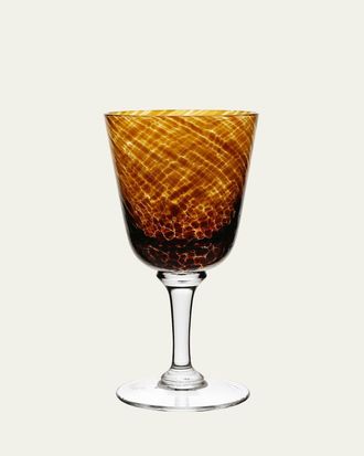 William Yeoward Vanessa Glass Water Goblet, Tortoise