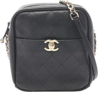 Chanel Pre-owned Vintage Cross Body Bag - Dames - Vintage Schoudertas - Zwart - ONE Size - Vintage