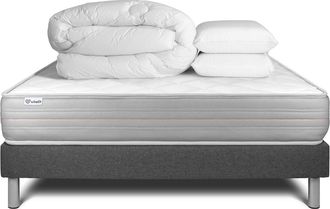 VITALIT Pack Colch&oacute;n Gris Espuma Viscoel&aacute;stica 200 X 200