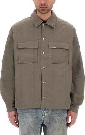 Represent Quilted Overshirt-Uomo
