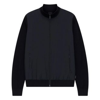 Bugatti Knit Cardigan 7600-15571e - Heren - Vesten met rits - Blauw - XL - Hoodies & sweatvesten