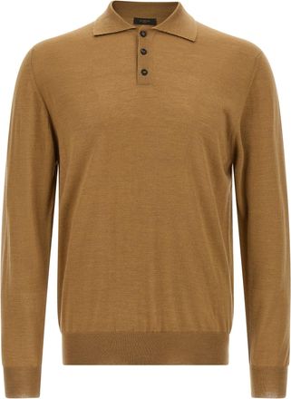 Zanone Virgin Wool Polo Shirt