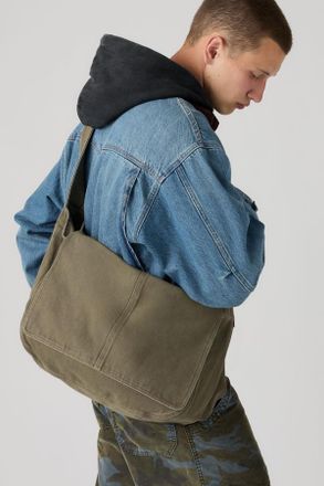 Levi's Oliver Mail Bag - Hombre - One Size - Green / Olive Night