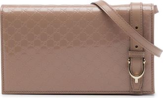 Gucci Pre-owned Gucci Patent Microguccissima Stirrup Crossbody Ladies 6VD1ATGR4JG9YAOA