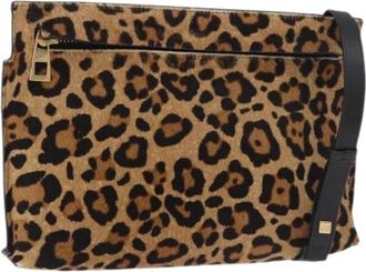 Loewe Pre-owned Shoulder Bag - Dames - Vintage Schoudertas - Bruin - ONE Size - Leer - Vintage