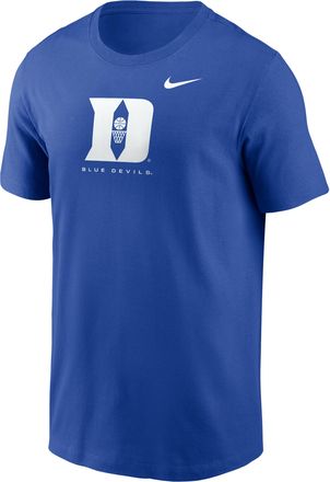 Nike Duke Courtside Nike Mens Dri-FIT College T-Shirt in Blue | 02ET4EVDU-L7G