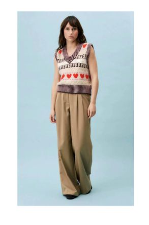 FRNCH Rhubarbe Cardigan In Beige