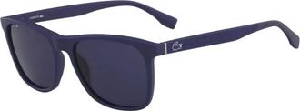 Lacoste Blauwe Zonnebril L860S 424 - unisex - Zonnebrillen - Blauw - 56 MM - Accessoires