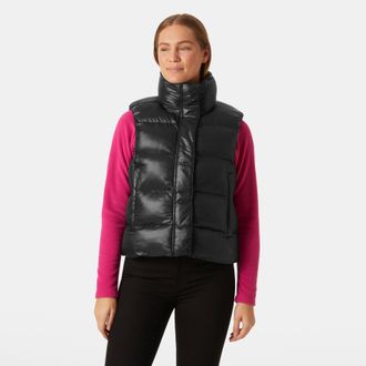 Helly Hansen Steppweste HELLY HANSEN W JADE VEST, Damen, Gr. XL, schwarz, Obermaterial: 100% Polyamid. Futter: 100% Polyester. Wattierung: 100% Polyester, normal, 