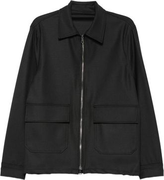Eraldo Zip-up Flap-pocket Jacket