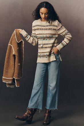 Paige Anessa High-Rise Crop Wide-Leg Jeans