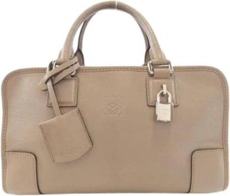 Loewe Pre-owned Handbags, female, Beige, Size: ONE SIZE Pre-owned Handbag