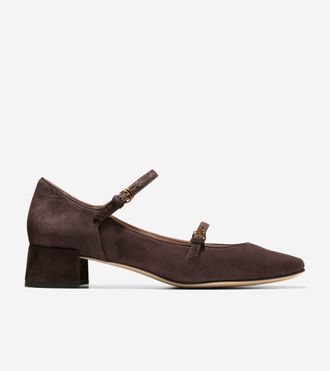 Cole Haan Womens Paxton Mary Jane Pump - Brown Size 10.5