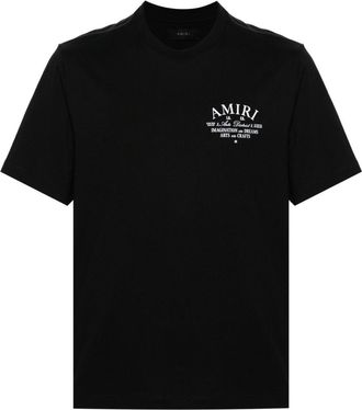 Amiri logo-print cotton T-shirt - men - Cotton - M - Black