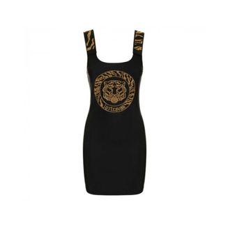 Just Cavalli Dames, Jurken, Zwart, Maat: S