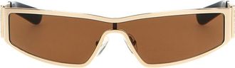 Alexander McQueen Golden Shield Sunglasses