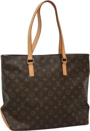 Louis Vuitton Pre-owned Canvas totes - Dames - Vintage Shopper - Bruin - ONE Size - Leer - Vintage