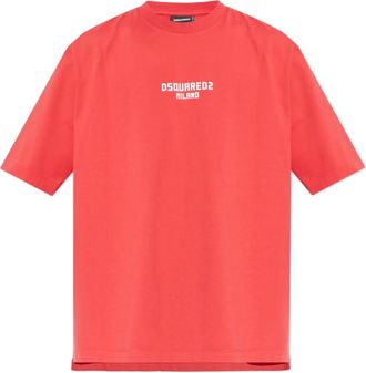 Dsquared2 T-shirt con logo - Rosso