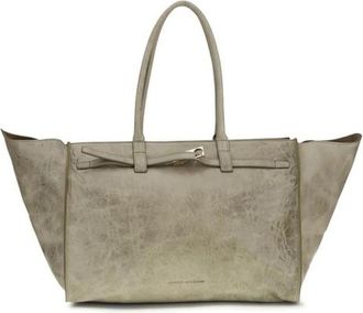Benedetta Bruzziches Bos Taurus Schoudertas - Dames - Shoppers - Beige - ONE Size - Leer - Tassen
