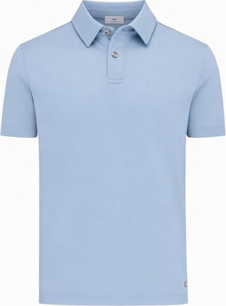 Gentiluomo 2-Button Polo | Lichtblauw
