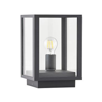 Lindby Lindby - L&aacute;mpara Para Exterior giavanna En Negro De Aluminio