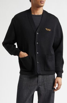Visvim Selmer Wool Cardigan in Black at Nordstrom, Size 5