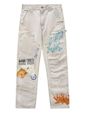 Travis Scott Cactus Jack painters imagination trousers - Neutrals