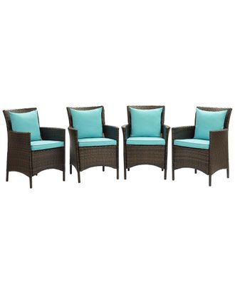 ModWay Discontinued Modway Conduit Outdoor Patio Wicker Dining Armchair