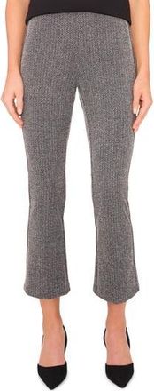 Halogen Herringbone Kick Flare Pants in Rich Black at Nordstrom Rack, Size Xx-Large