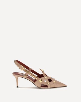 Valentino Garavani D&eacute;collet&eacute; slingback Studdy Woman 37.5