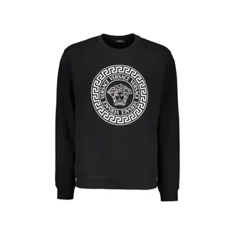 Versace Black Cotton Mens Sweatshirt