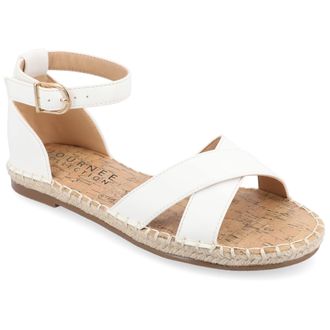 Journee Collection Women & apos;s Lyddia Medium and Wide Width Espadrille Sandals