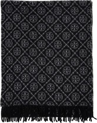 Tory Burch Dames, Accessoires, Zwart, Maat: ONE Size Wol