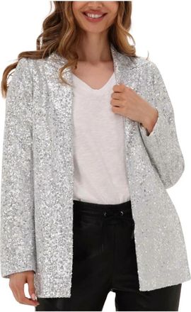 Goosecraft Sequine Blazer - Dames - Blazers - Grijs - XS - Jassen