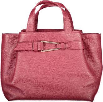 Coccinelle Paarse Leren Dames Handtas - Dames - Handtassen - Roze - ONE Size - Leer - Tassen
