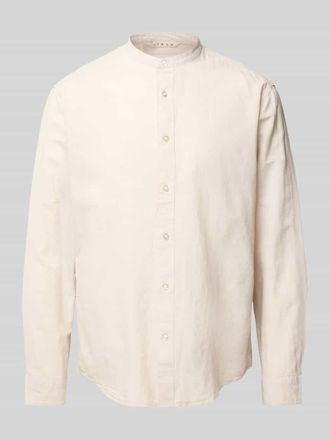 Selected Regular Fit Freizeithemd aus Baumwoll-Leinen-Mix Modell REGNEW in Offwhite, Gr&ouml;&szlig;e L