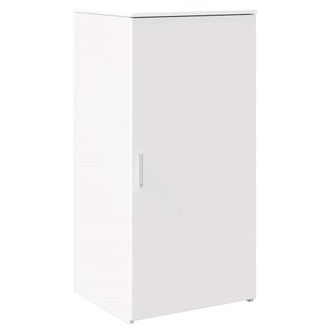 vidaXL Mobile Portaoggetti Bianco 50x45x103,5 Cm In Legno Multistrato - Vidaxl