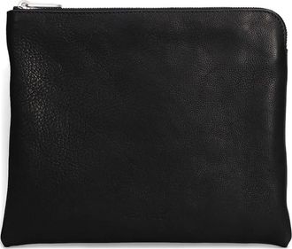 Rick Owens Borsa a spalla in pelle con zip - Marrone