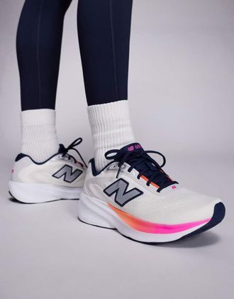 New Balance 680 - Sneakers da corsa bianco sporco e rosa