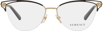Versace Demo Cat Eye Ladies Eyeglasses VE1280 1433 55