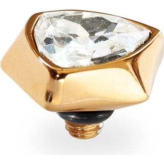 Qudo Triangolo Top 0.39 in Gold/crystal at Nordstrom