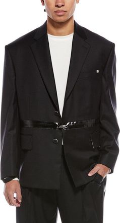 Helmut Lang Zip Driver Wool Blazer