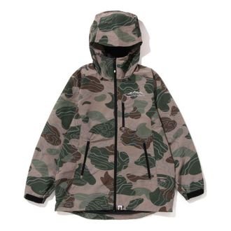 A Bathing Ape Layered Line Camo Shell Jacket Beige 1J80-140-006-BEG