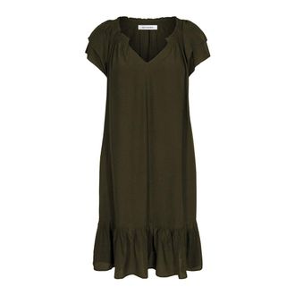 Co'Couture Army Sunrise Cropped Dress - female - CoCouture - Midi Dresses - Green - XS - Dresses