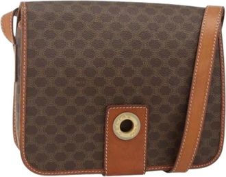 Celine Pre-owned Cross Body Bags, female, Brown, Size: ONE SIZE Pre-owned Vintage Shoulder Bag