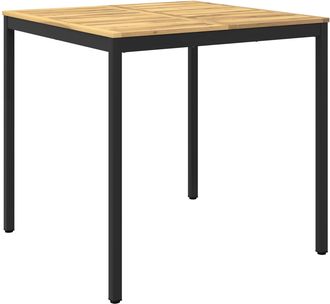 vidaXL Mesa De Bar Para Jard&iacute;n Blanco Y Negro 110 X 108,5 X 105 Cm Vidaxl