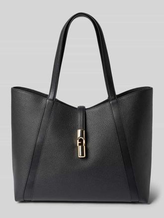 Furla Handtasche aus echtem Leder mit Logo-Detail Modell Goccia in Black, Gr&ouml;&szlig;e 1