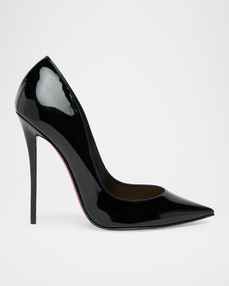Christian Louboutin 120mm La Pigalle Patent Leather Pumps