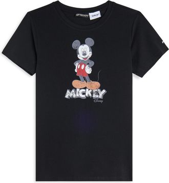 Freddy T-shirt regular fit con stampa Mickey Mouse
